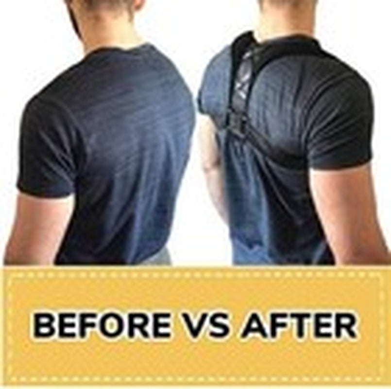 Posture Corrector Shoulder Support Belt Bad Back Brace Lumbar for Men & Women